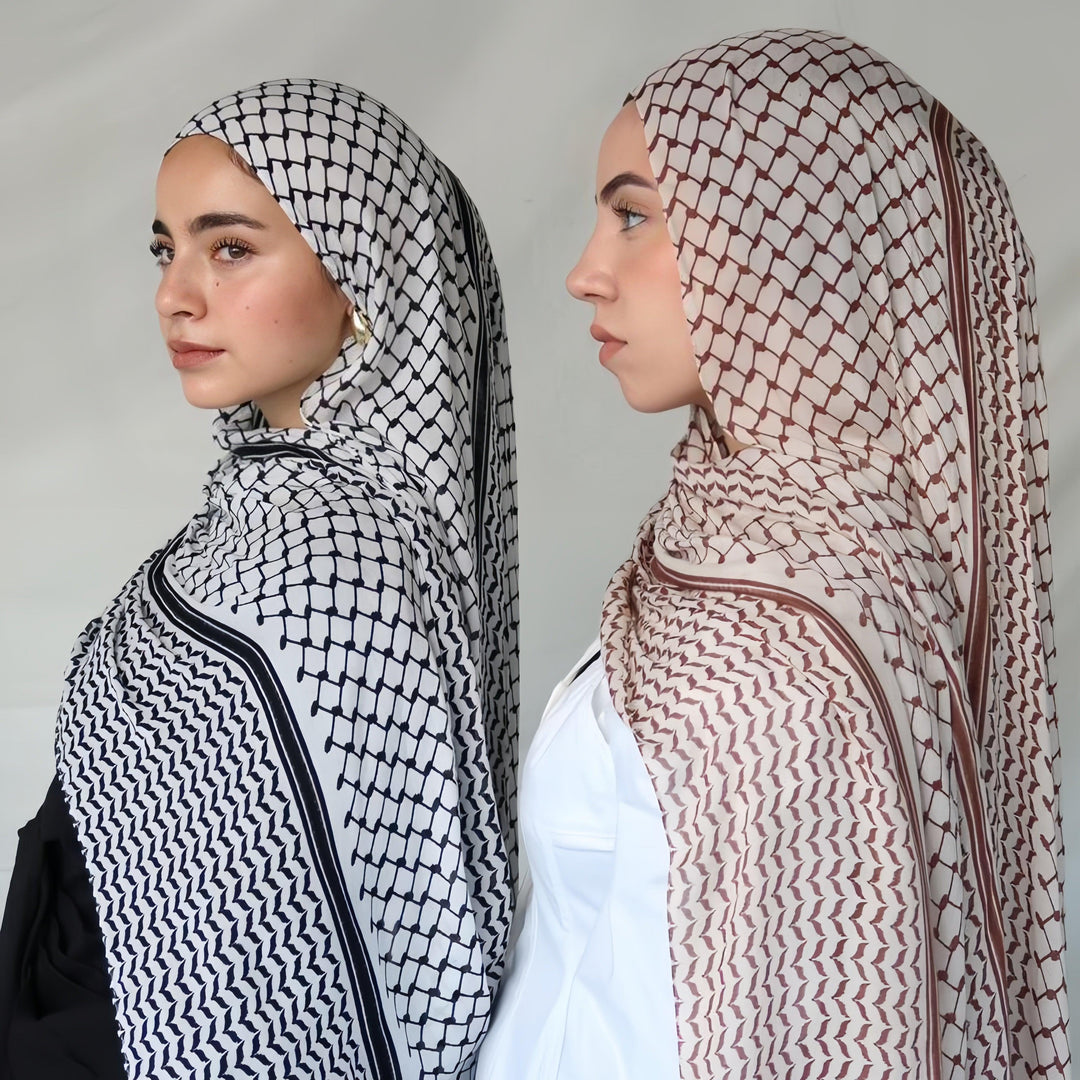How hot to tie scarf on head in arabic style female