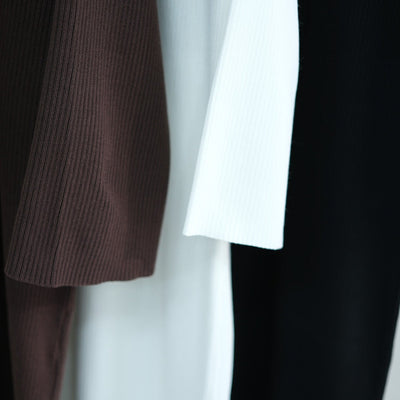 LM302 Ribbed Winter Abaya with Belt – Long Sleeve Modest Dress for Women