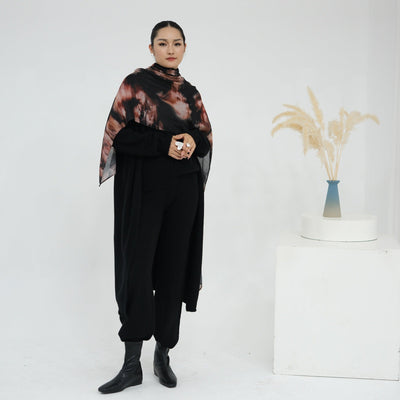 LM226 Winter Knit 3-Piece Abaya Set for Muslim Women – Modest Co-ord