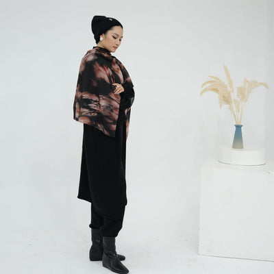 LM226 Winter Knit 3-Piece Abaya Set for Muslim Women – Modest Co-ord