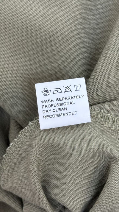 LM306 Cotton Linen Two-Piece Set – Asymmetric Top & Maxi Skirt Modest Outfit