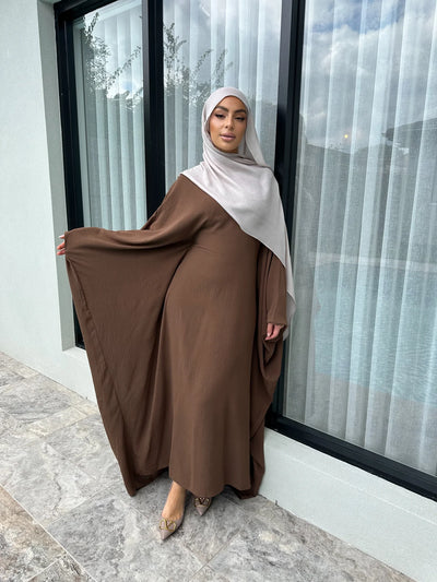 LM158 Elegant Modest Abaya Kaftan Dress | Loose Oversized Maxi for Women