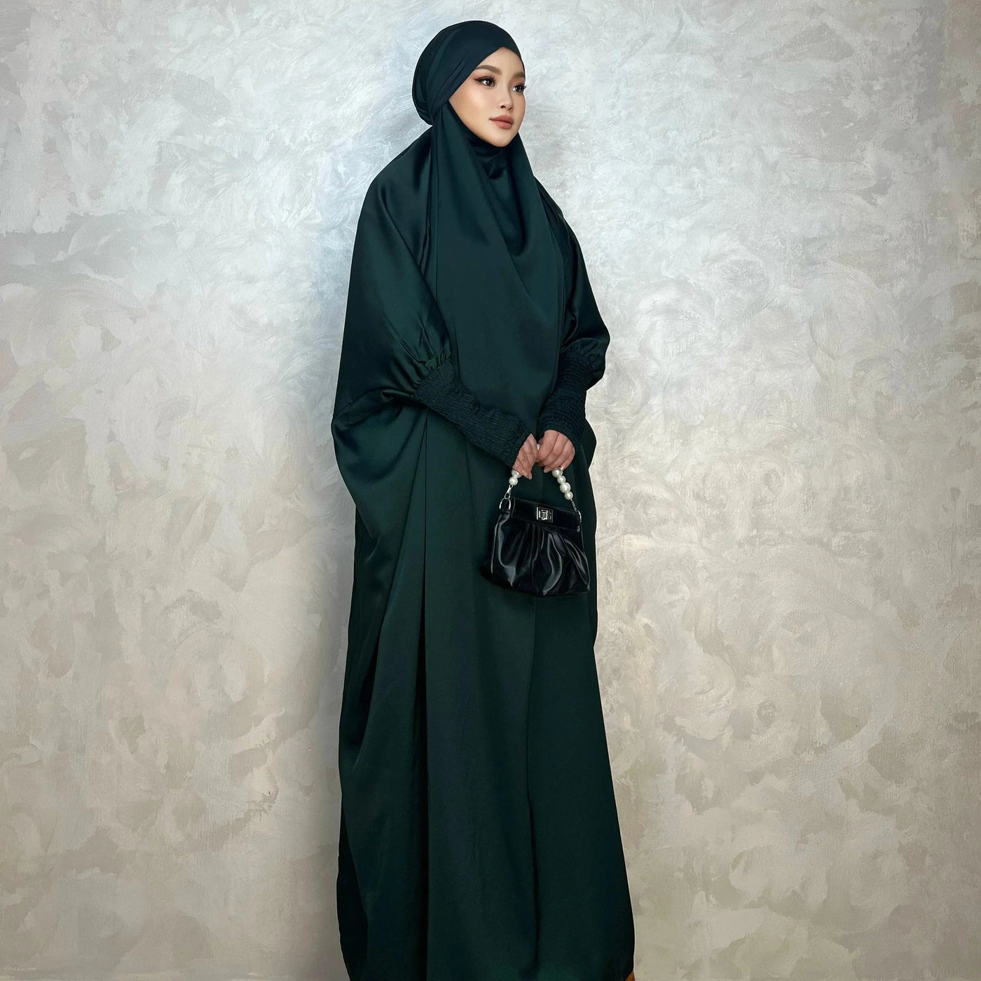 LM001 Muslim Dress for Women | One-Piece Jilbab Abaya | Modest Prayer Clothes & Islamic Khimar Dubai Outfits - LM001-LATTE-Jilbab Only LumosModesty