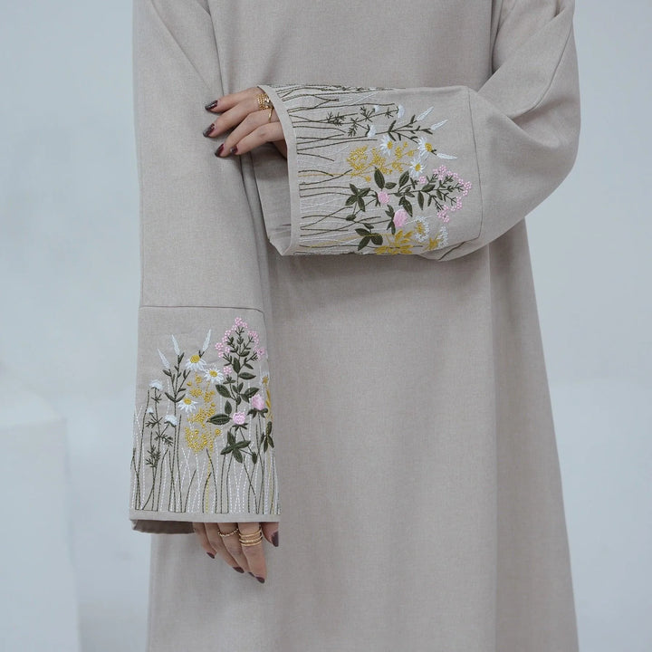 white christmas dresses Wildflower Romance Embroidered Maxi Dress | Made-To-Order main image 1