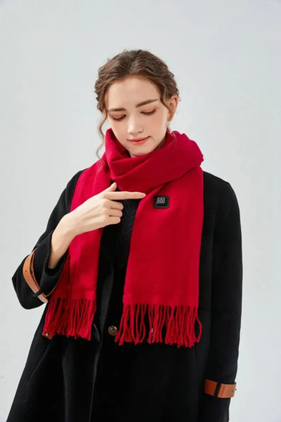 Smart Electric Heating Scarf for Women | Winter Warmth, Ideal for Hijab Wearers - LumosModesty