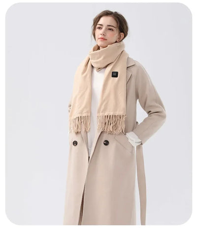 Smart Electric Heating Scarf for Women | Winter Warmth, Ideal for Hijab Wearers - LumosModesty