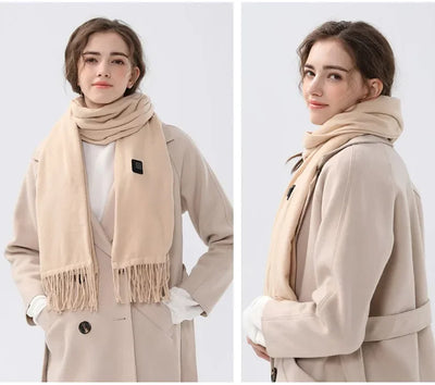 Smart Electric Heating Scarf for Women | Winter Warmth, Ideal for Hijab Wearers - LumosModesty