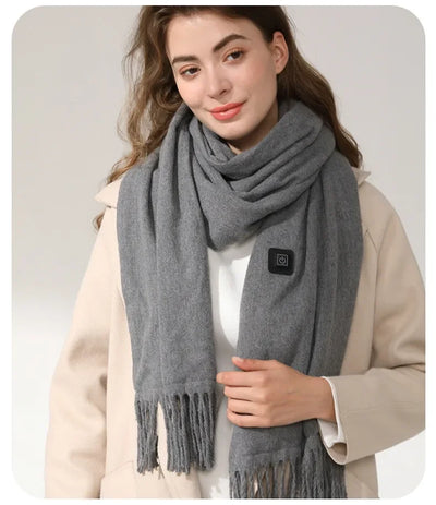 Smart Electric Heating Scarf for Women | Winter Warmth, Ideal for Hijab Wearers - LumosModesty