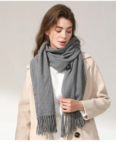 Smart Electric Heating Scarf for Women | Winter Warmth, Ideal for Hijab Wearers - LumosModesty