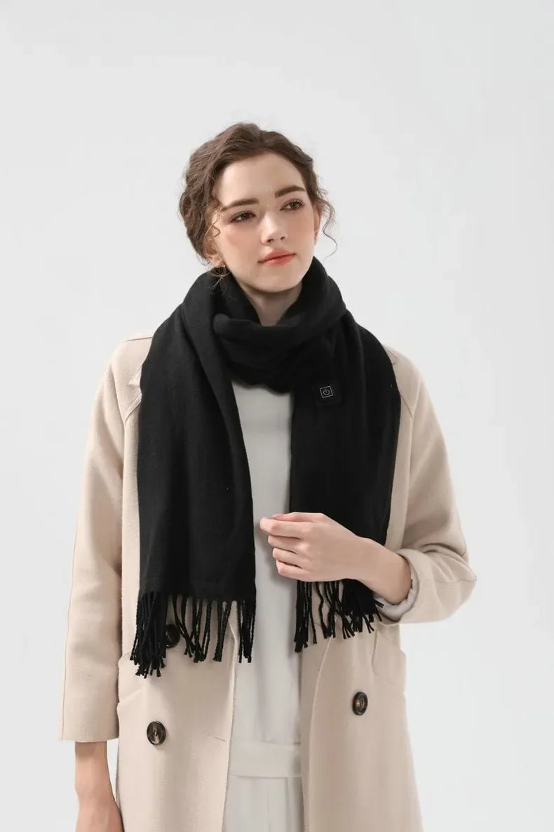 Smart Electric Heating Scarf for Women | Winter Warmth, Ideal for Hijab Wearers - LumosModesty